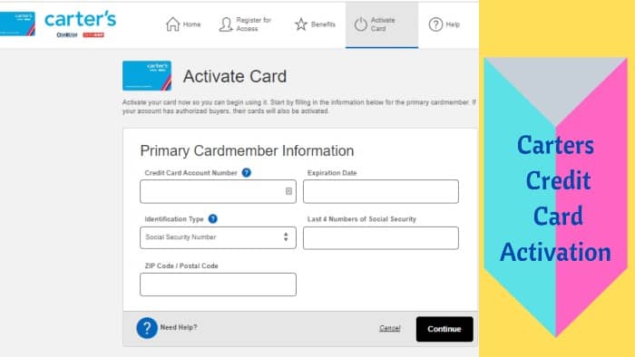 Carters-Credit-Card-Activation